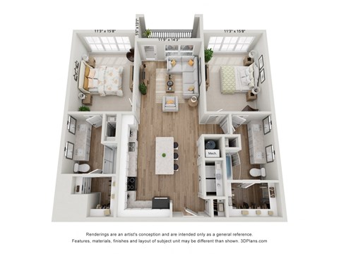 bedroom floor plan an open concept layout with a lot of natural light